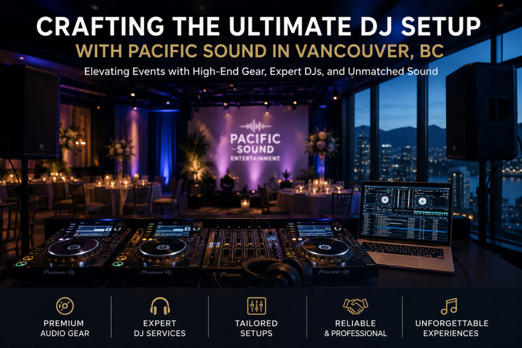 DJ Setup with Pacific Sound in Vancouver