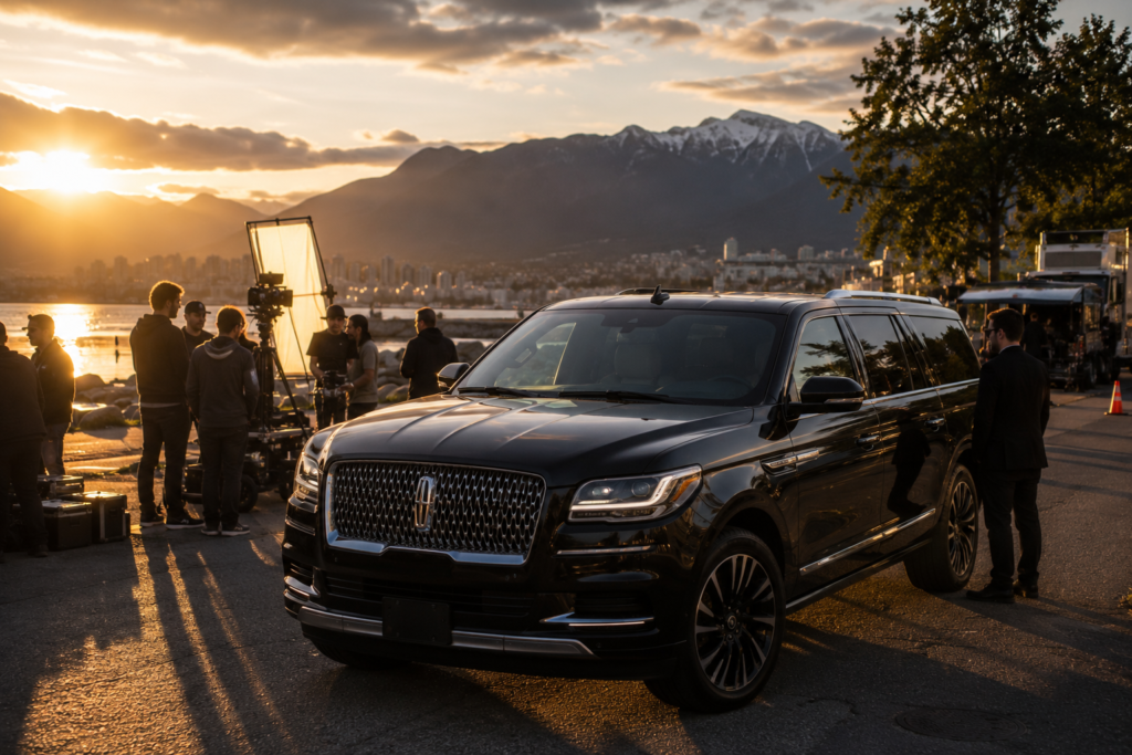 Vancouver film set executive transport Class 4 licensed driver