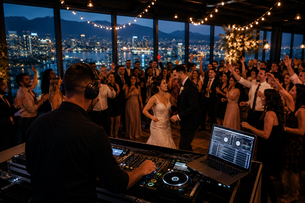 Vancouver summer wedding dj